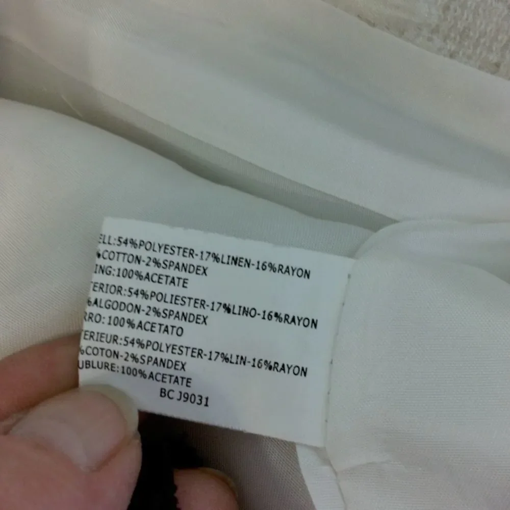 Lena Gabrielle White Long Formal Jacket with Embellishments. Stunning!!